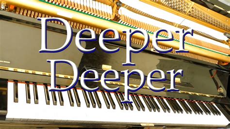 Songs with the word deeper in the title - In this list, I put together all of my favorite songs with the deepest lyrics and meanings behind them. There are 60 songs in total. I also made sure to go the extra mile and linked to the full lyrics for each song so that you can go further into the deep meaning behind these amazing song lyrics. 